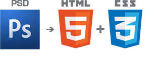 PSD to HTML5 and CSS3 conversion